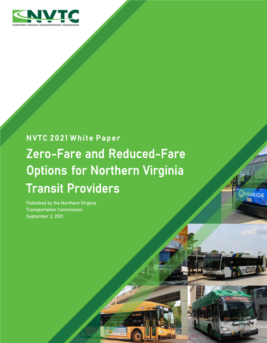 Zero-Fare and Reduced-Fare Options for Northern Virginia Transit Providers