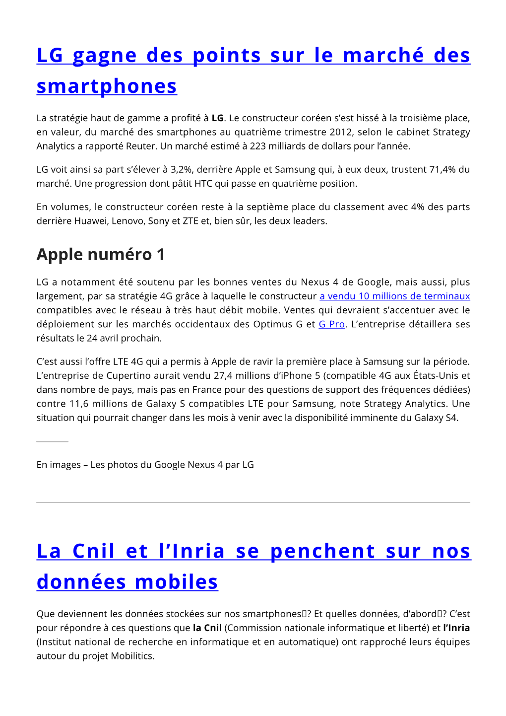 Asie Génère La Moitié Du Marché Mondial Des Téléphones