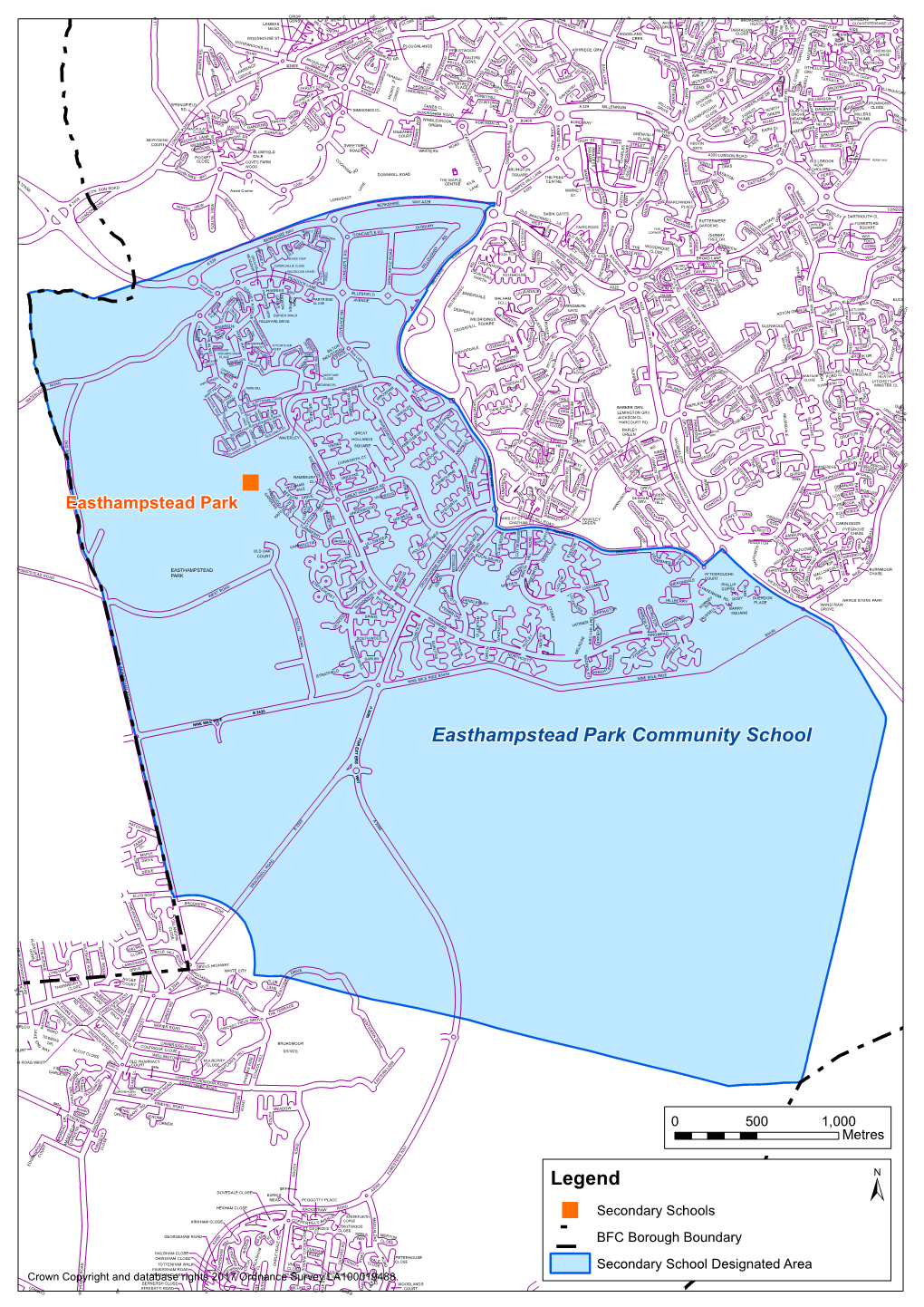 Easthampstead Park Designated Area