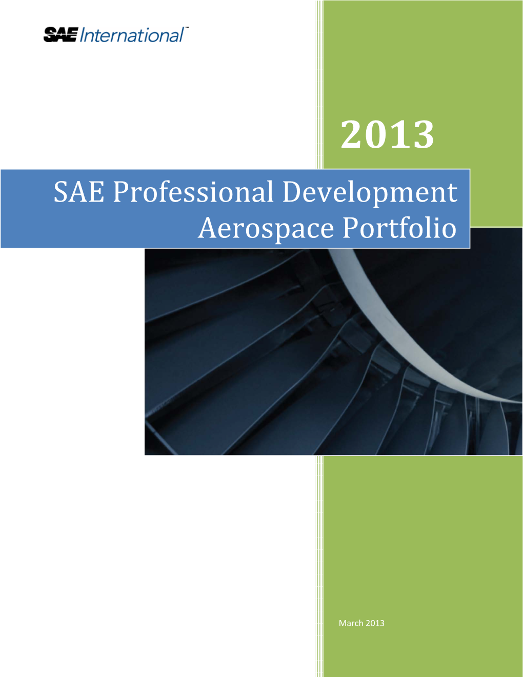 SAE Professional Development Aerospace Portfolio