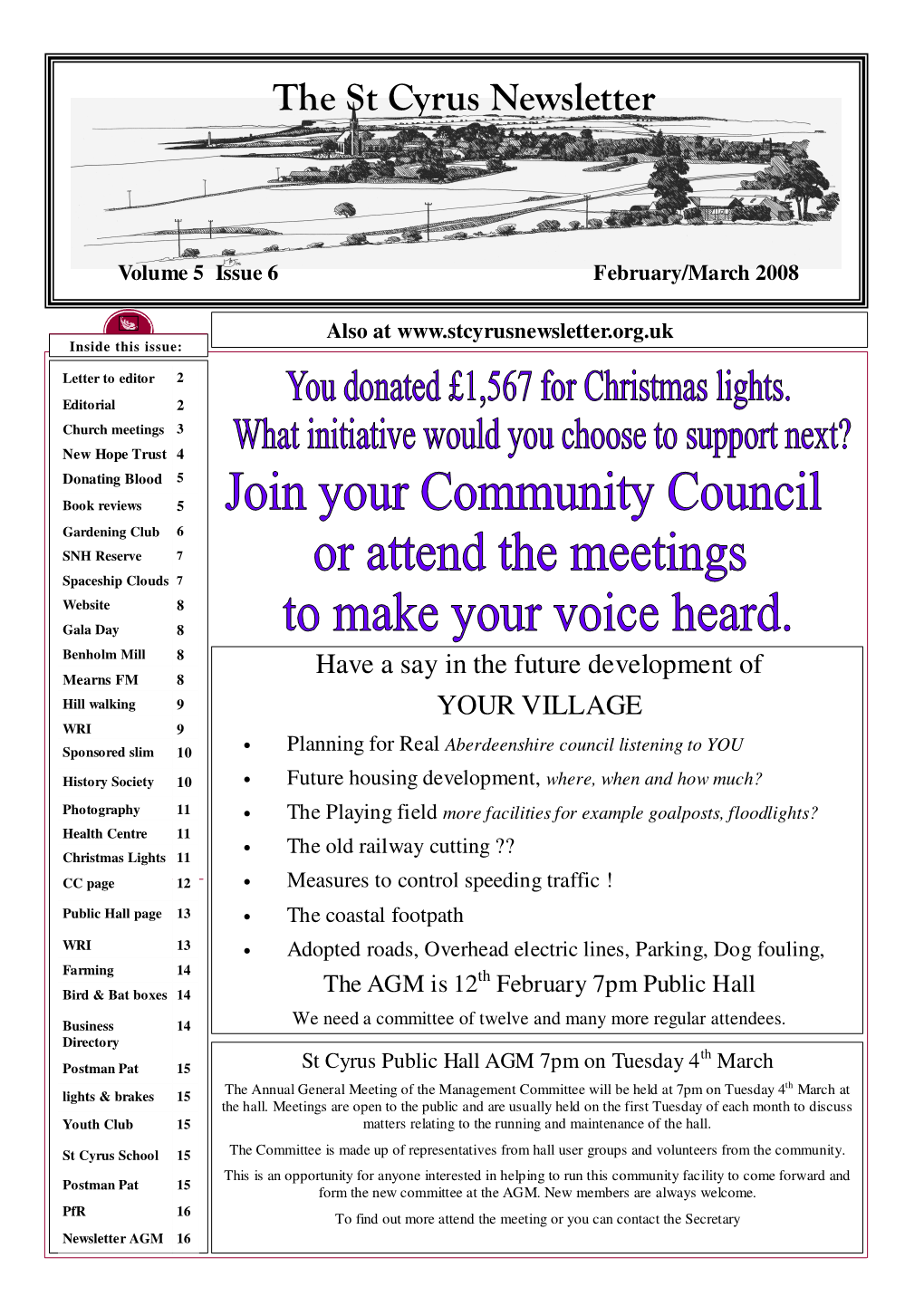 St Cyrus Newsletter