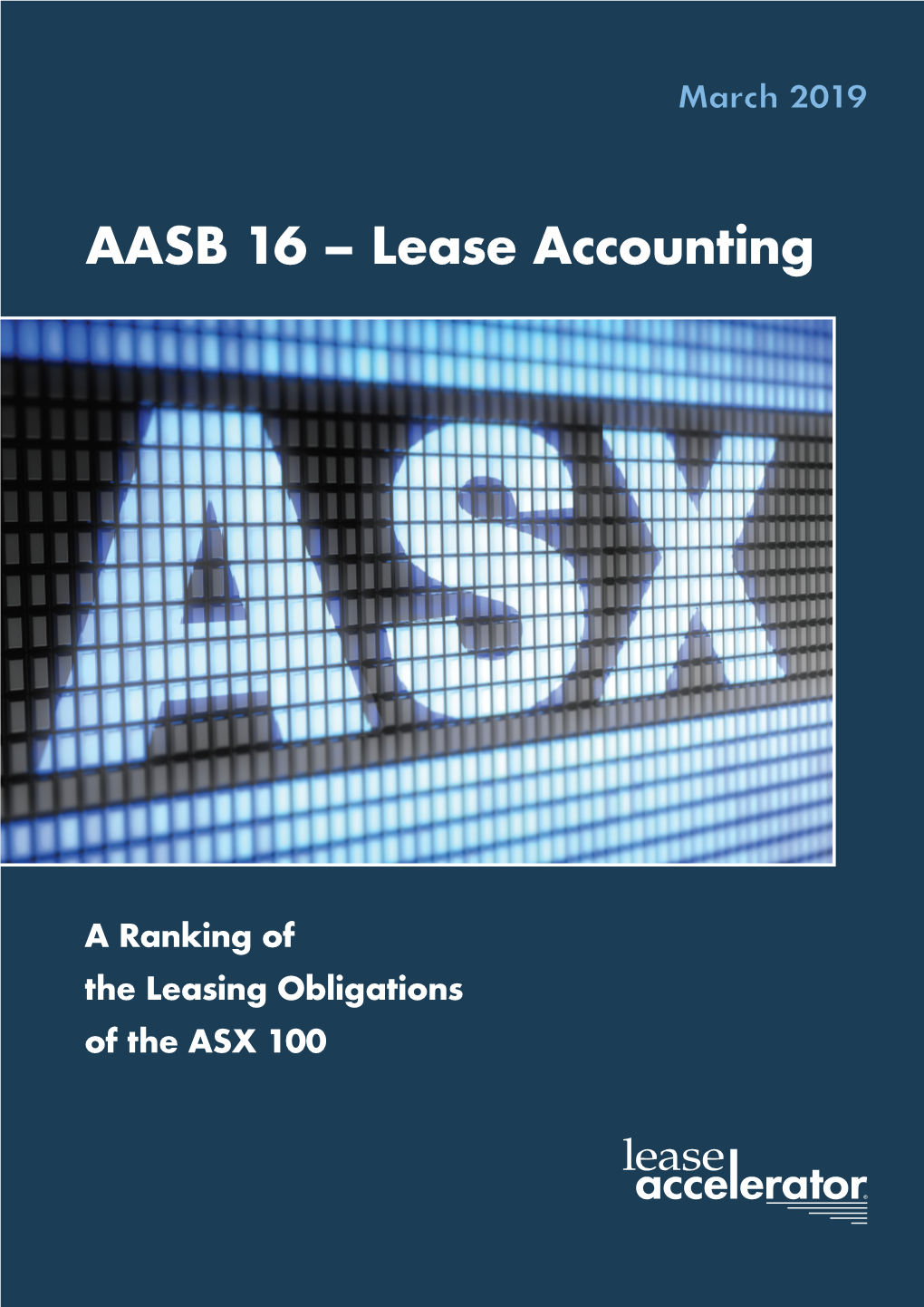 AASB 16 – Lease Accounting