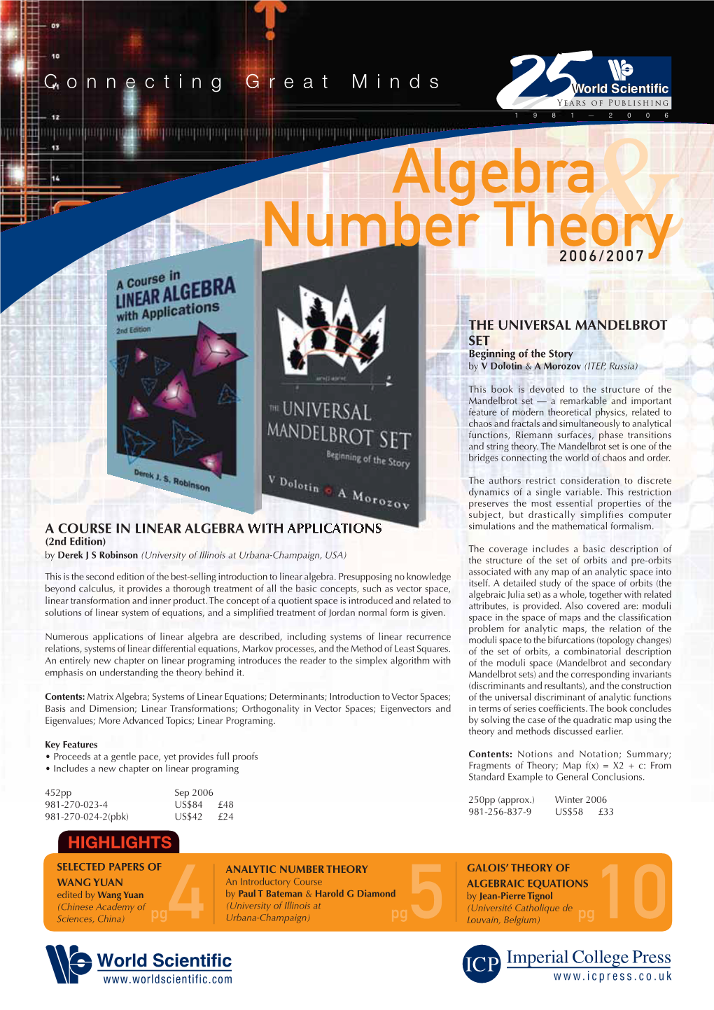 Algebra Number Theory
