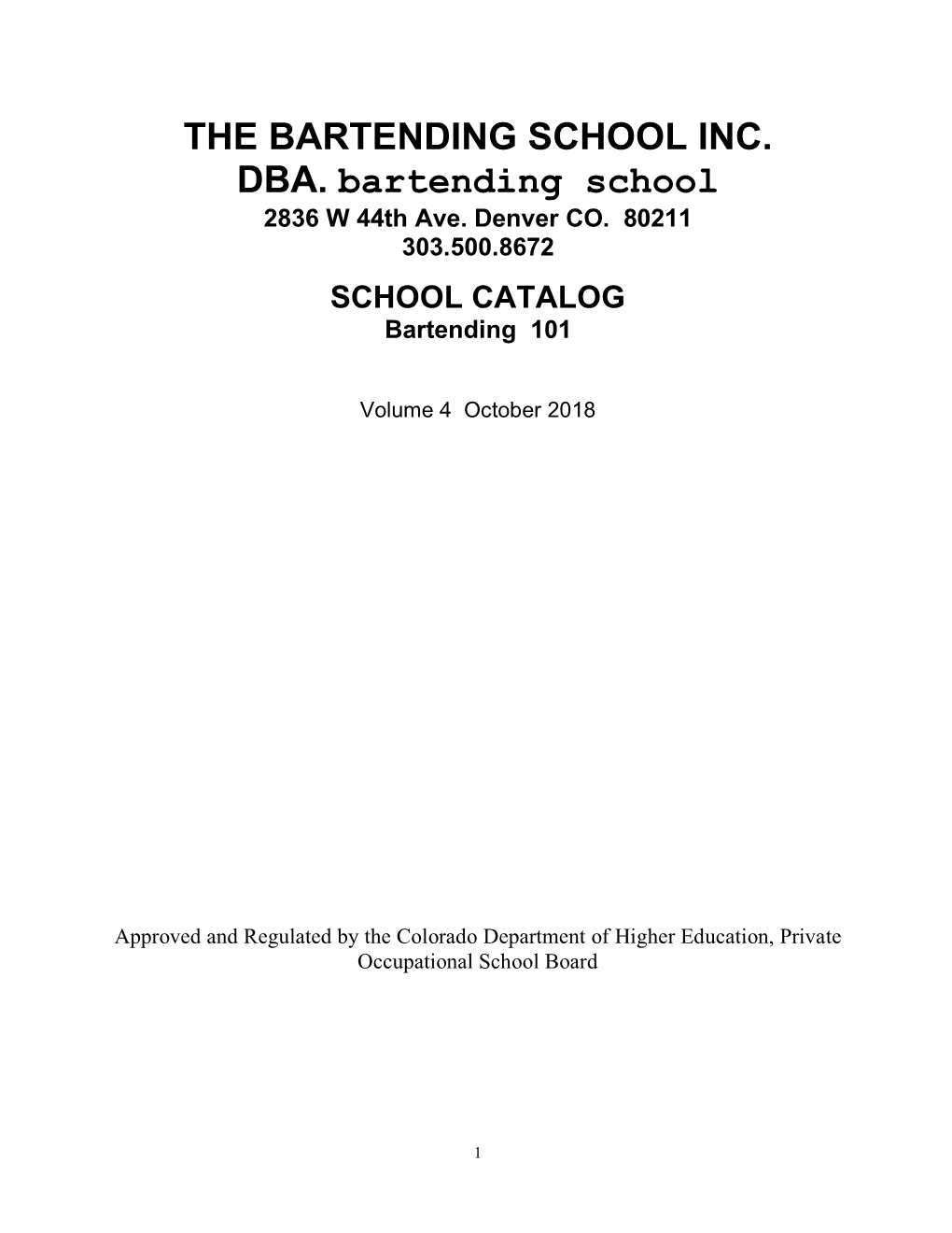 Course Catalog