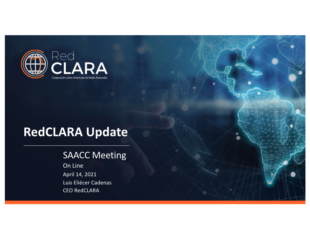 SAAC Meeting Redclara