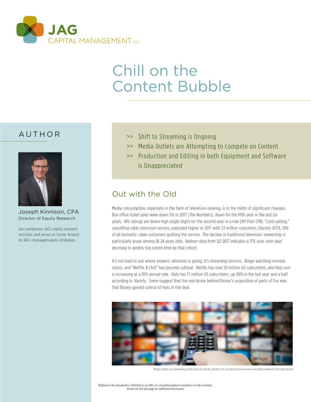 Chill on the Content Bubble