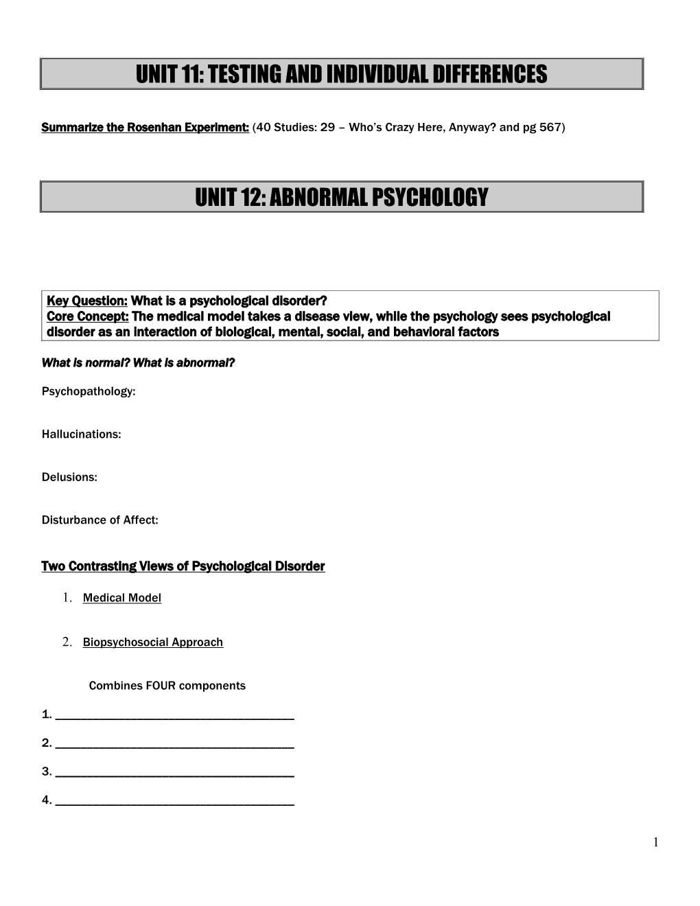 Chapter Eleven: Testing and Individual Differences