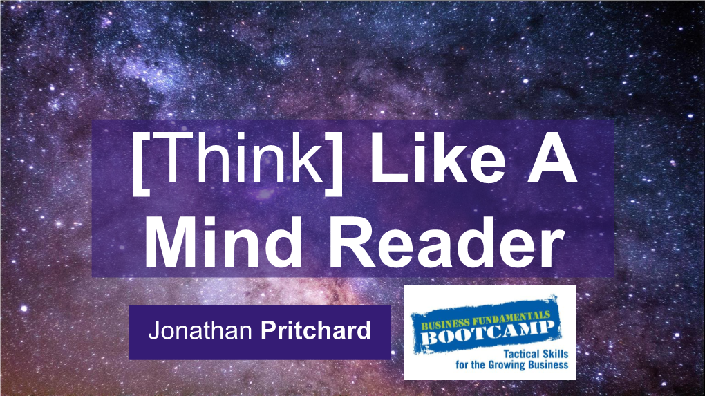 [Think] Like a Mind Reader