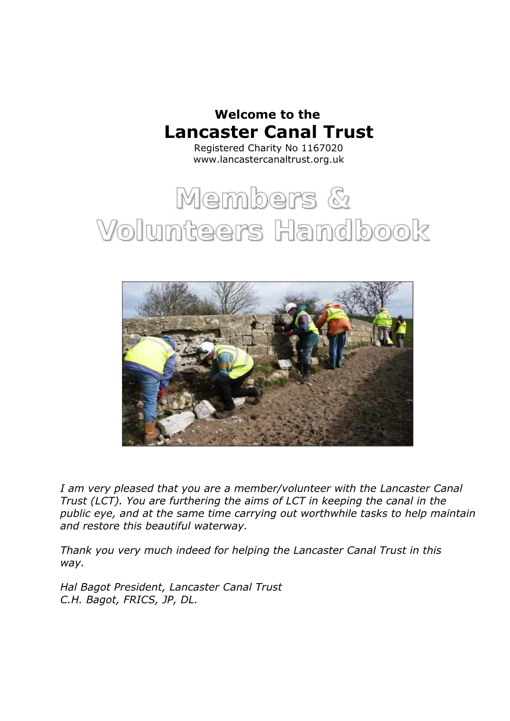 Lancaster Canal Trust Registered Charity No 1167020
