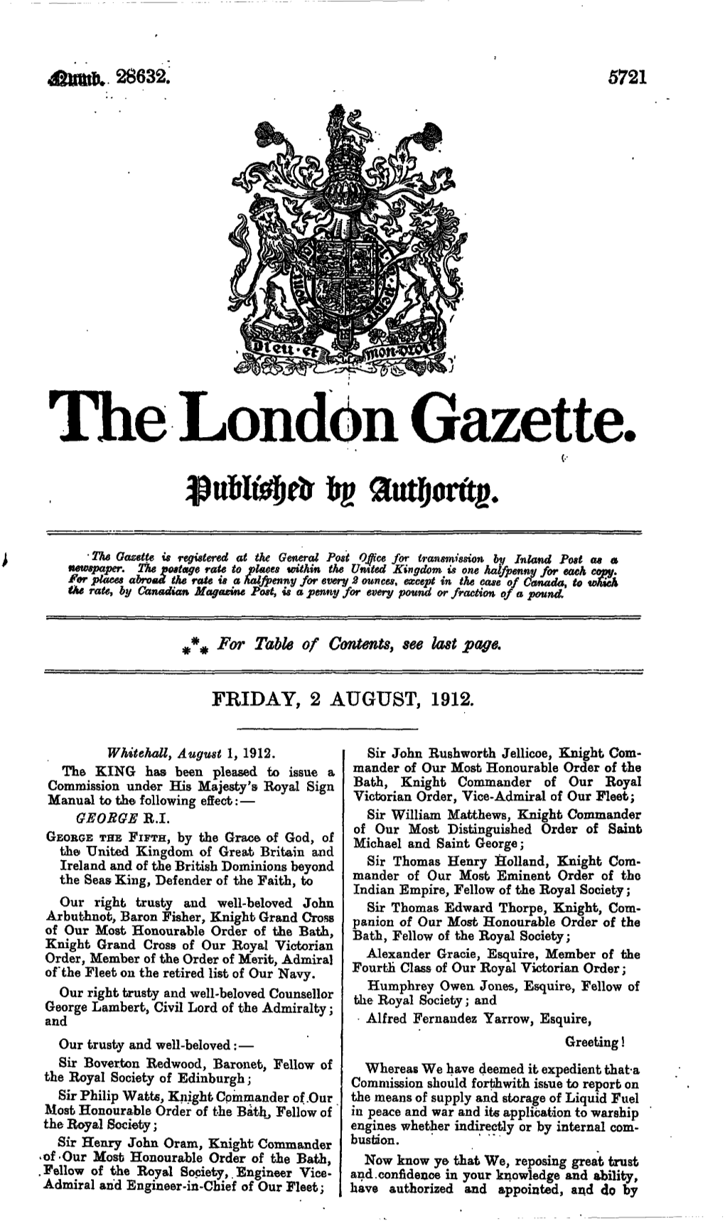 The London Gazette, Jig