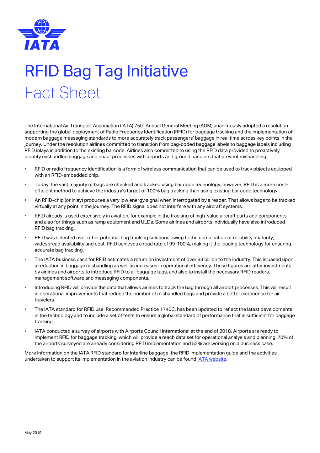 RFID Fact Sheet