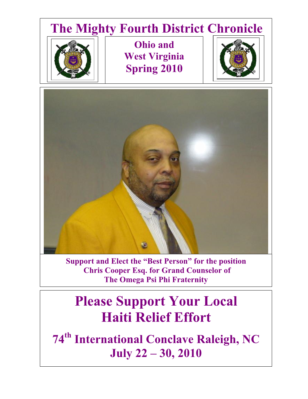 Please Support Your Local Haiti Relief Effort