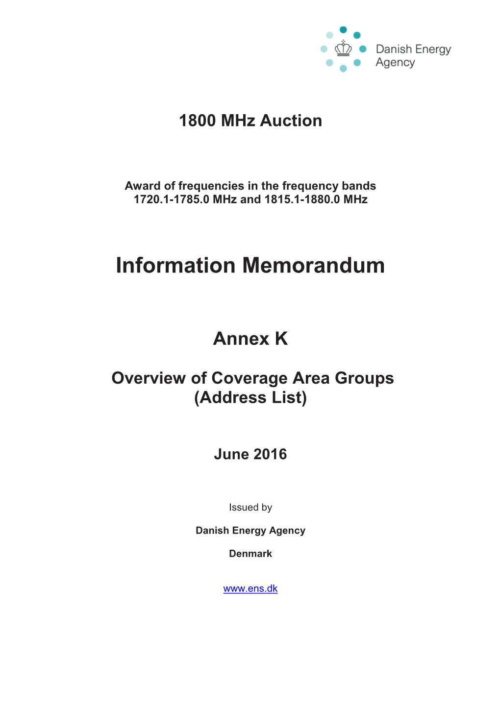 1800 Mhz Auction