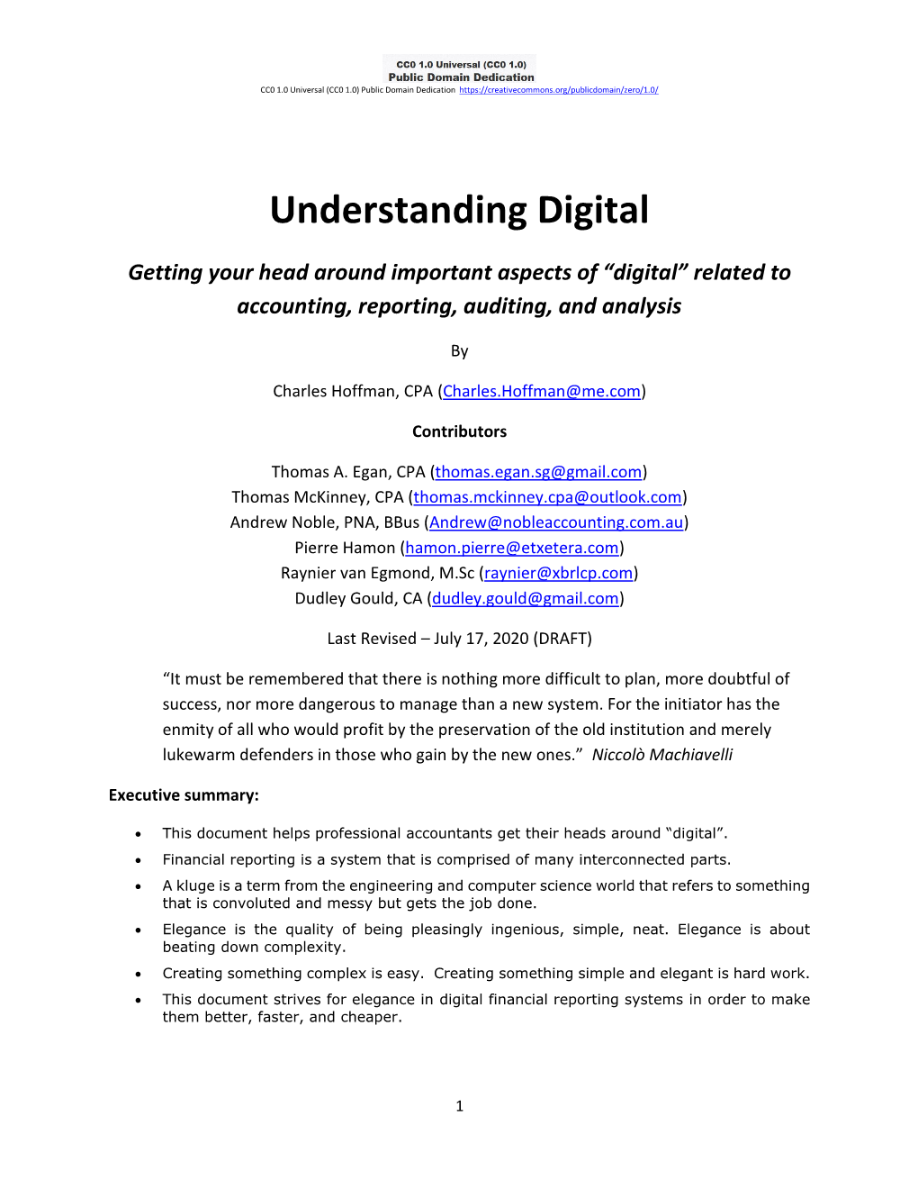 Understanding Digital