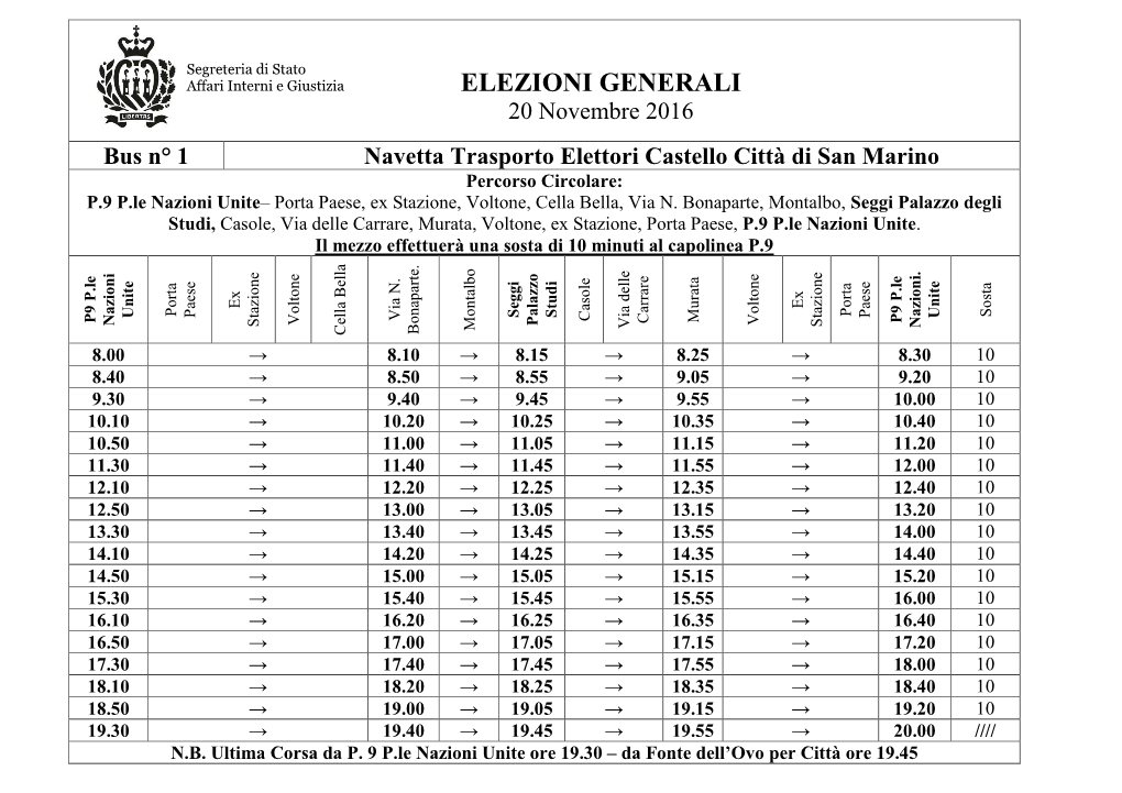 Elezioni Generali