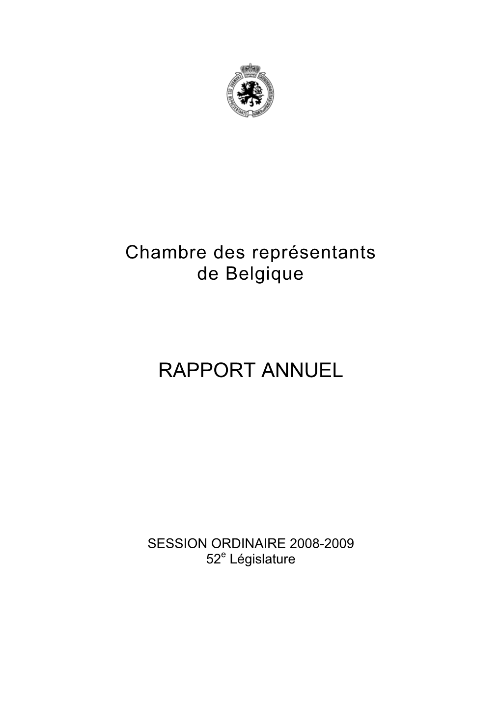 Rapport Annuel