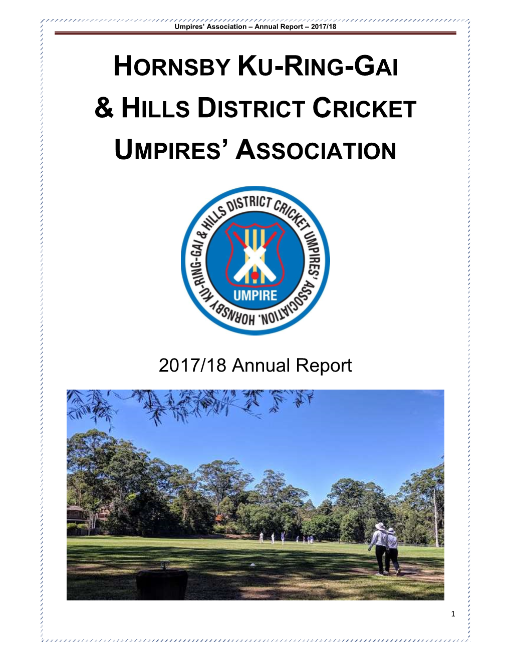 Hornsby Ku-Ring-Gai & Hills District Cricket Umpires