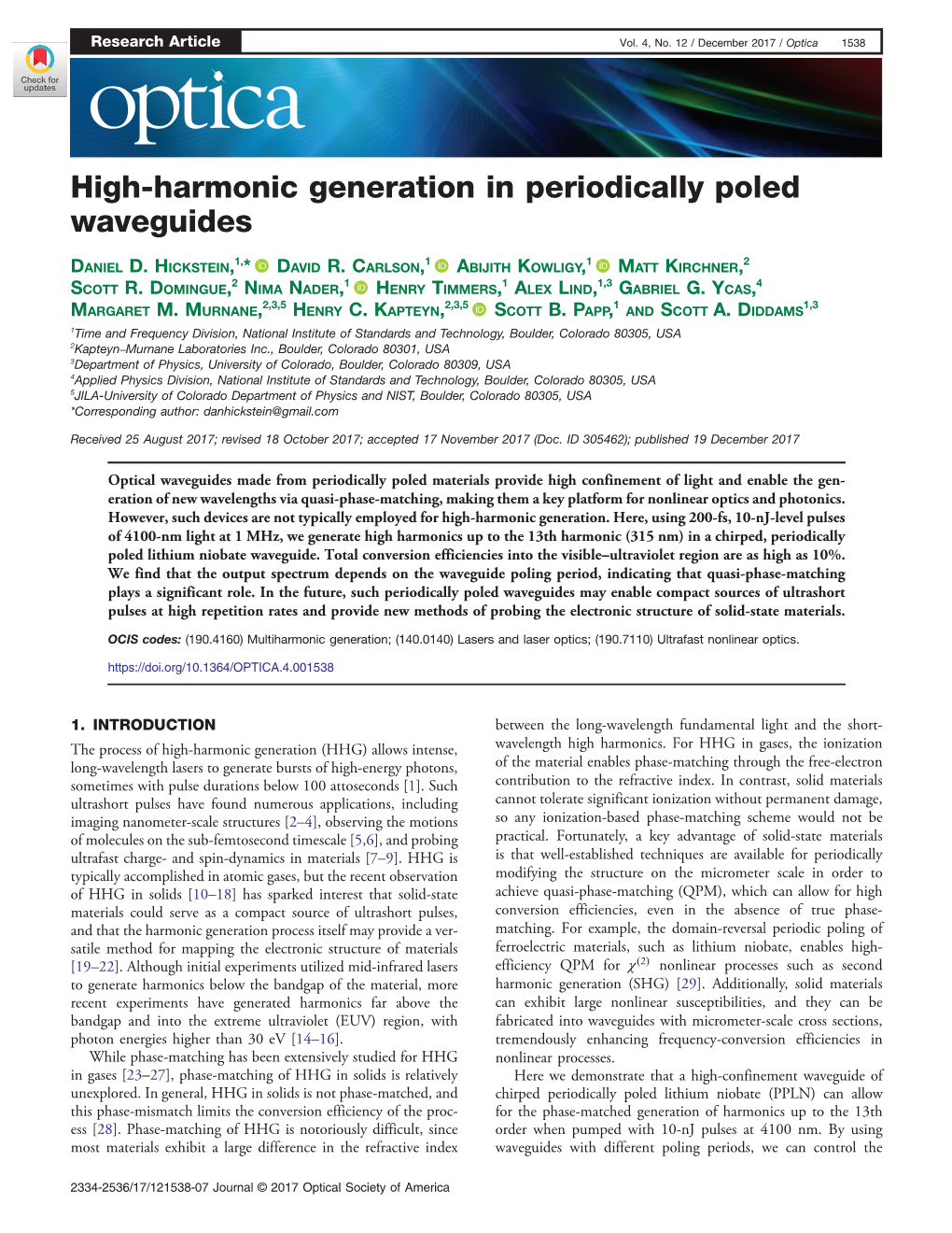 High-Harmonic Generation in Periodically Poled Waveguides