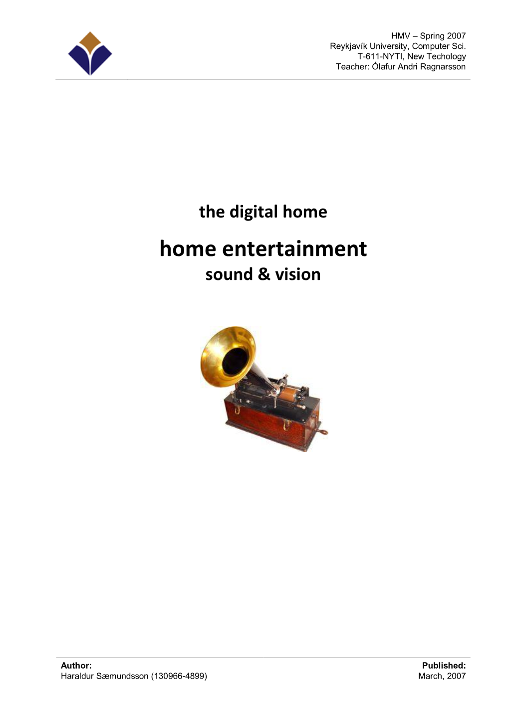 Home Entertainment Sound & Vision