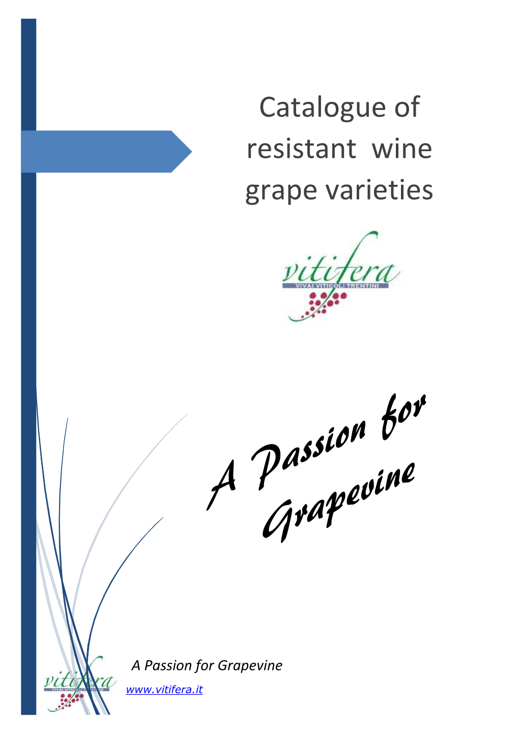 Catalogue of Resistant Wine Grape Varieties