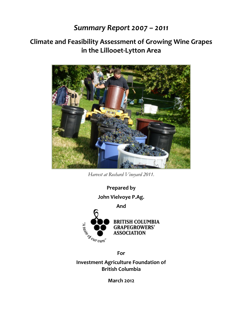 Climatic Suitability and Feasibility