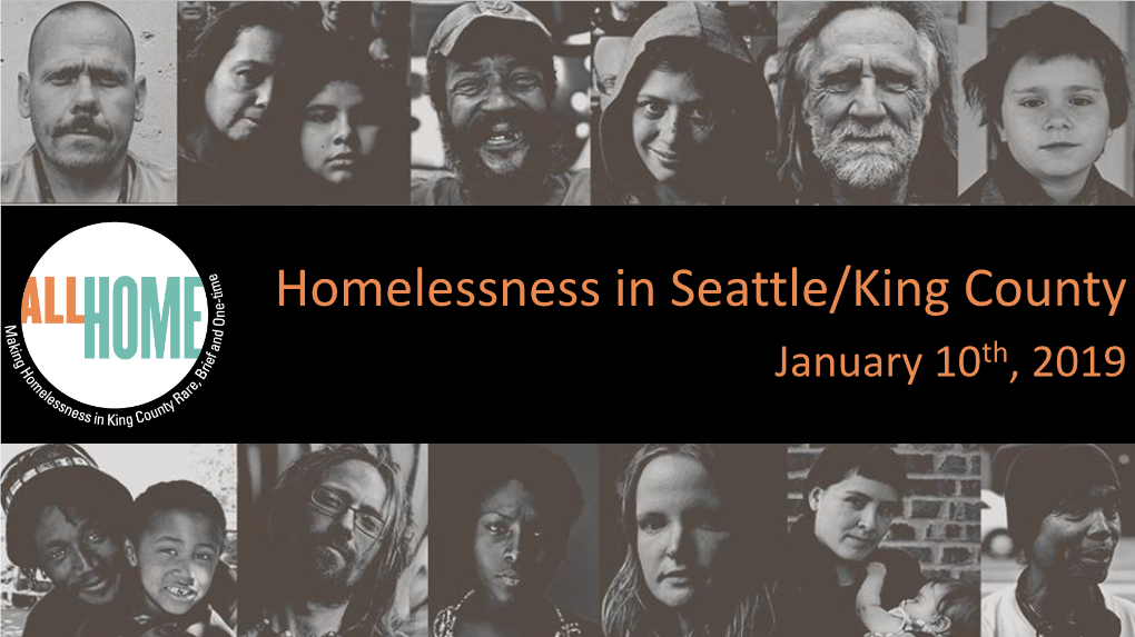 Homelessness in Seattle/King County