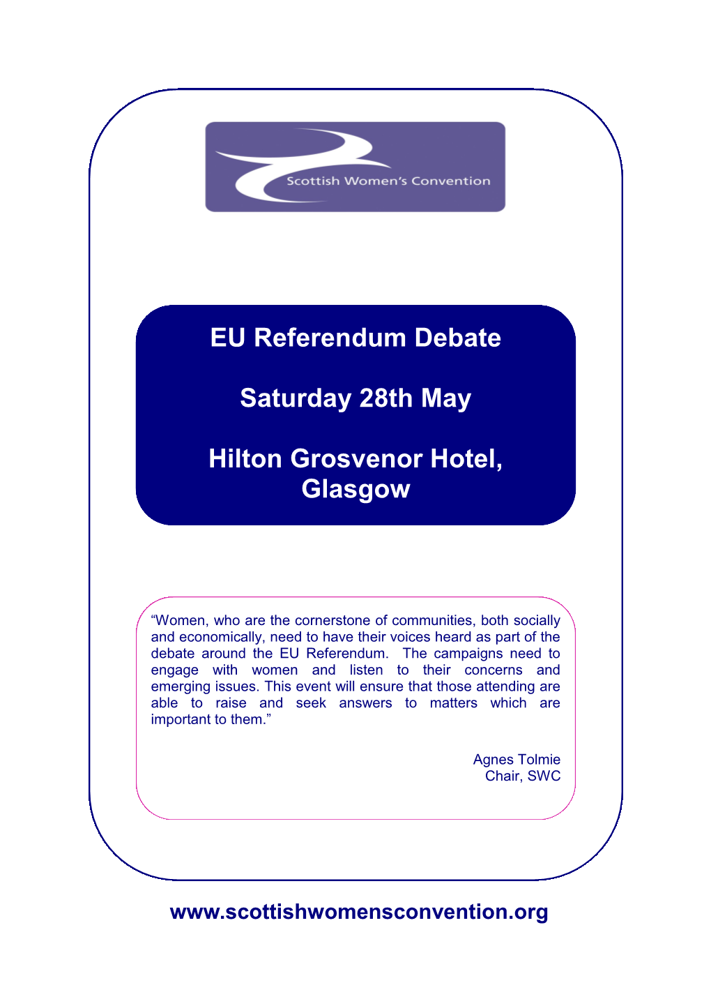 EU Referendum Debate