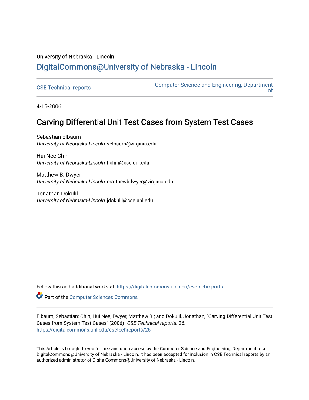 Carving Differential Unit Test Cases from System Test Cases