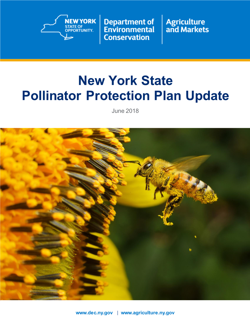 New York State Pollinator Protection Plan Update June 2018