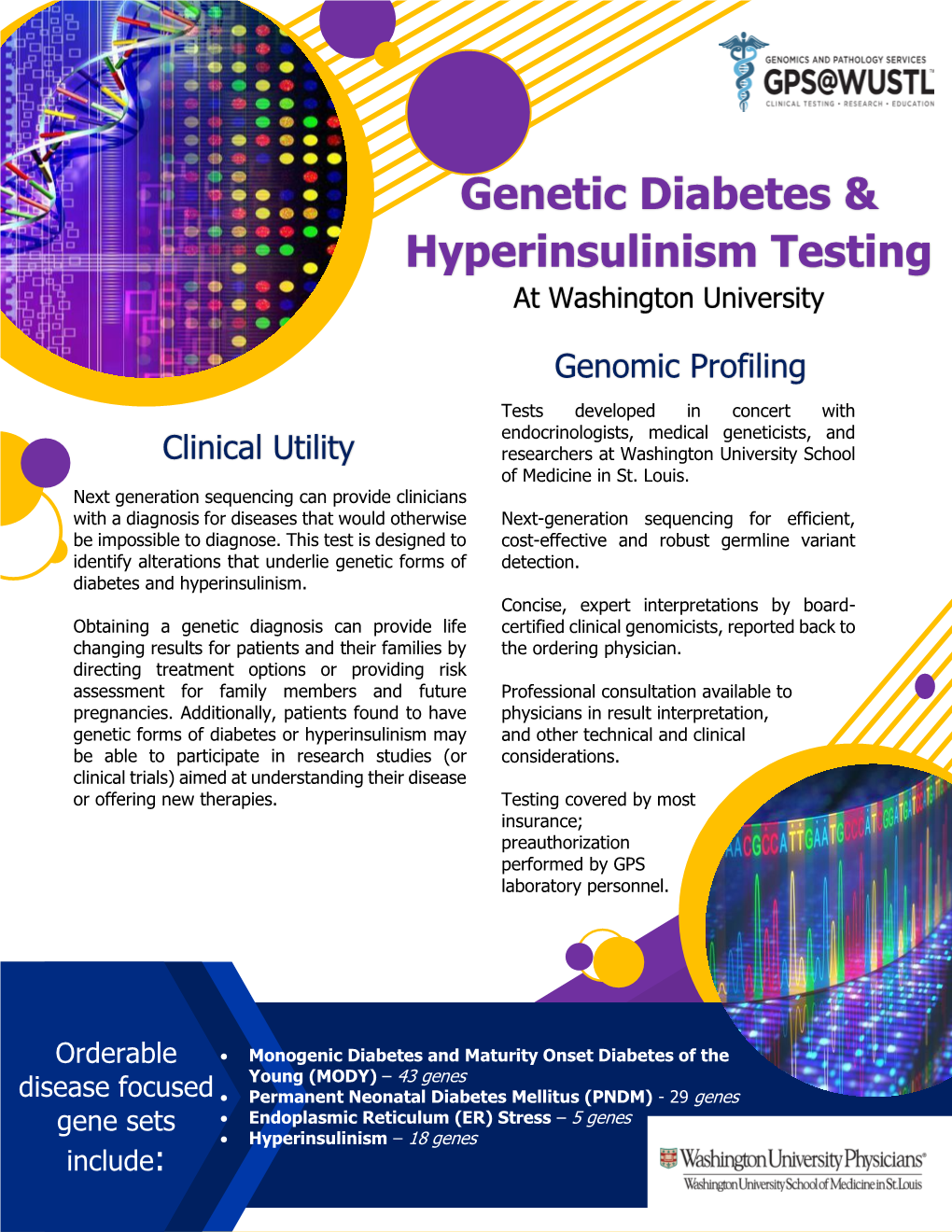 Genetic Diabetes & Hyperinsulinism Testing