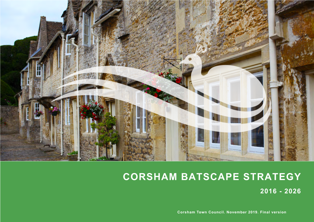 Corsham Batscape Strategy 2016 - 2026