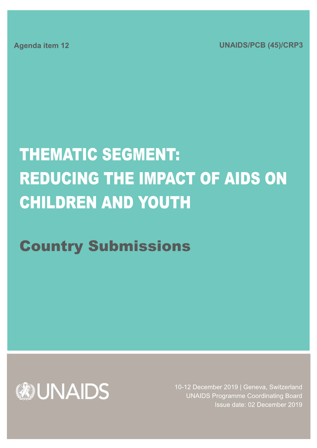 Reducing the Impact of Aids on Children and Youth