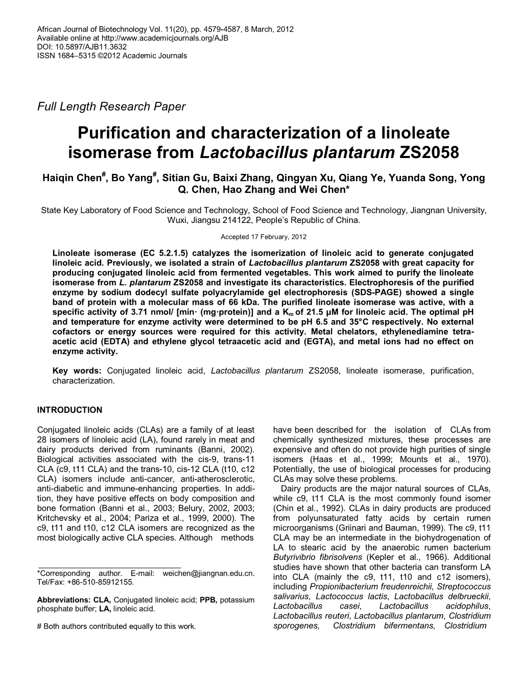 Author Template for Journal Articles