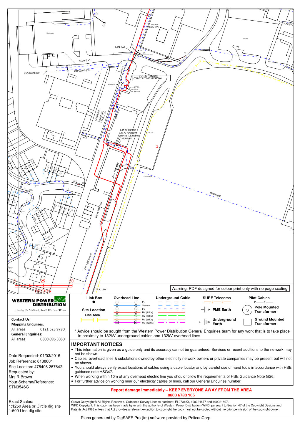 Metresle 0.15 AL 11Kv Warning: PDF Designed for Colour Print Only with No Page Scaling