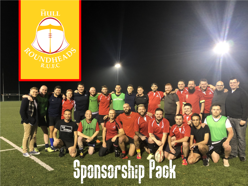 Sponsorship Pack the Hull Roundheads RUFC