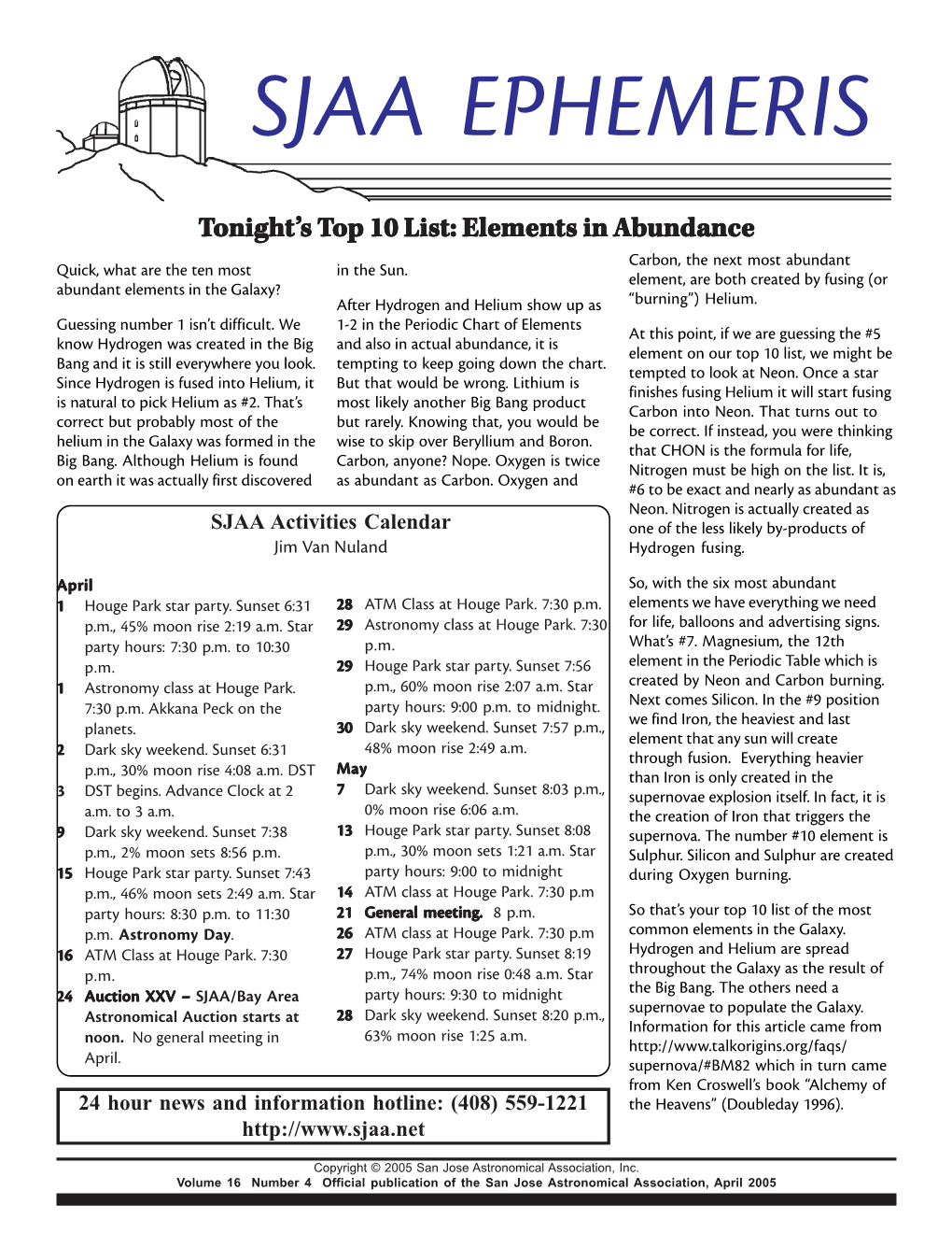 San Jose Astronomical Association Membership Form