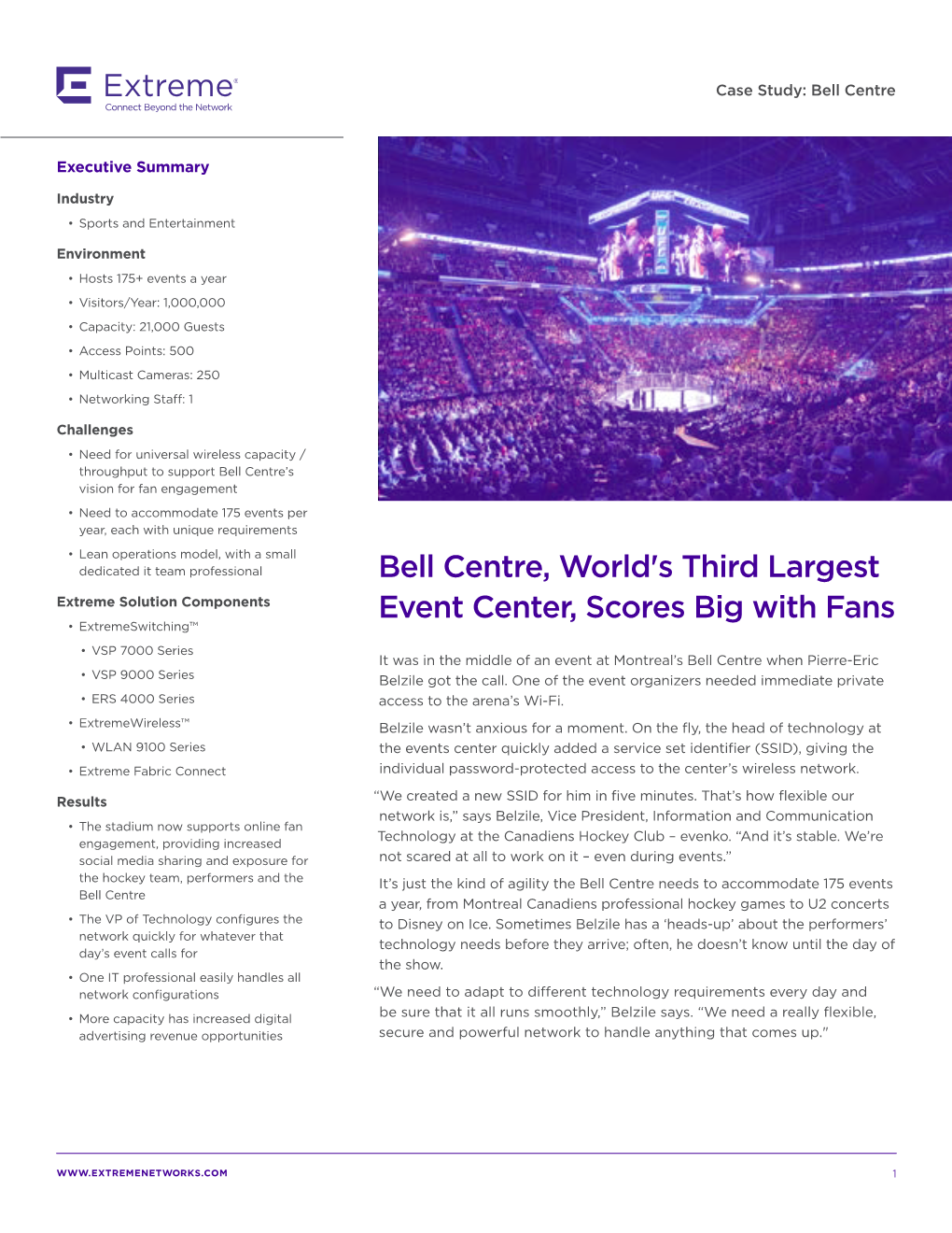 Bell Centre, World's Third Largest Event Center, Scores Big with Fans