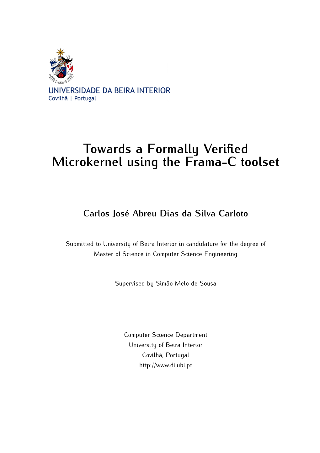 Towards a Formally Verified Microkernel Using the Frama-C Toolset