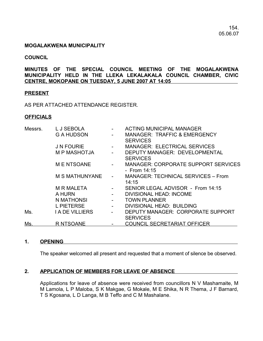 Mogalakwena Municipality