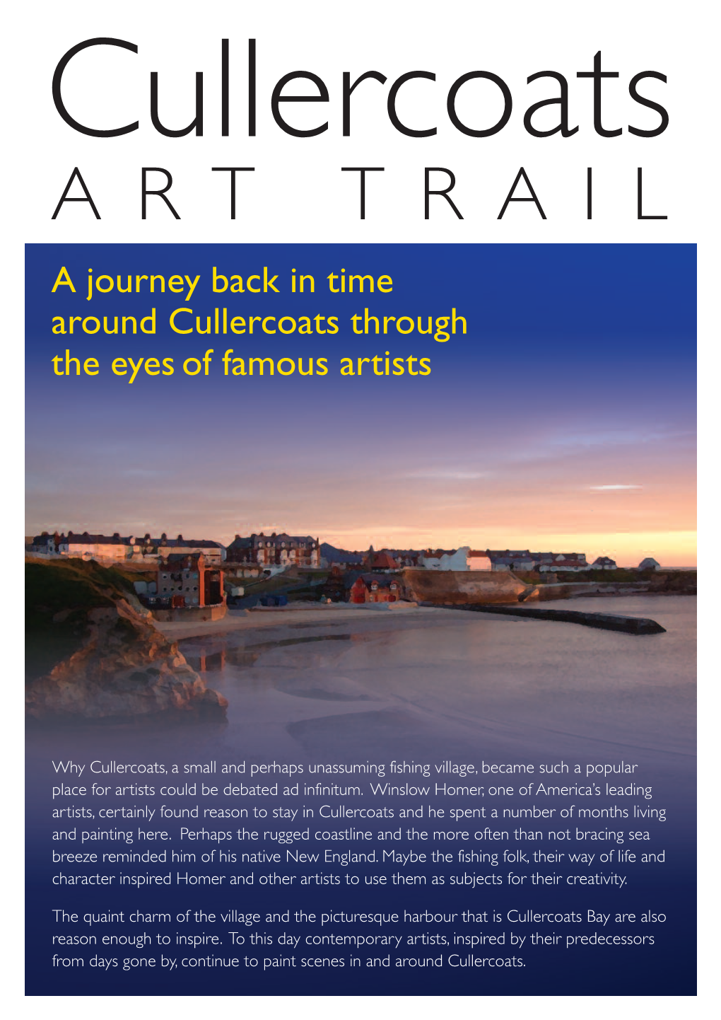 Cullercoats ART TRAIL a Journey Back in Time Around Cullercoats Through the Eyes of Famous Artists