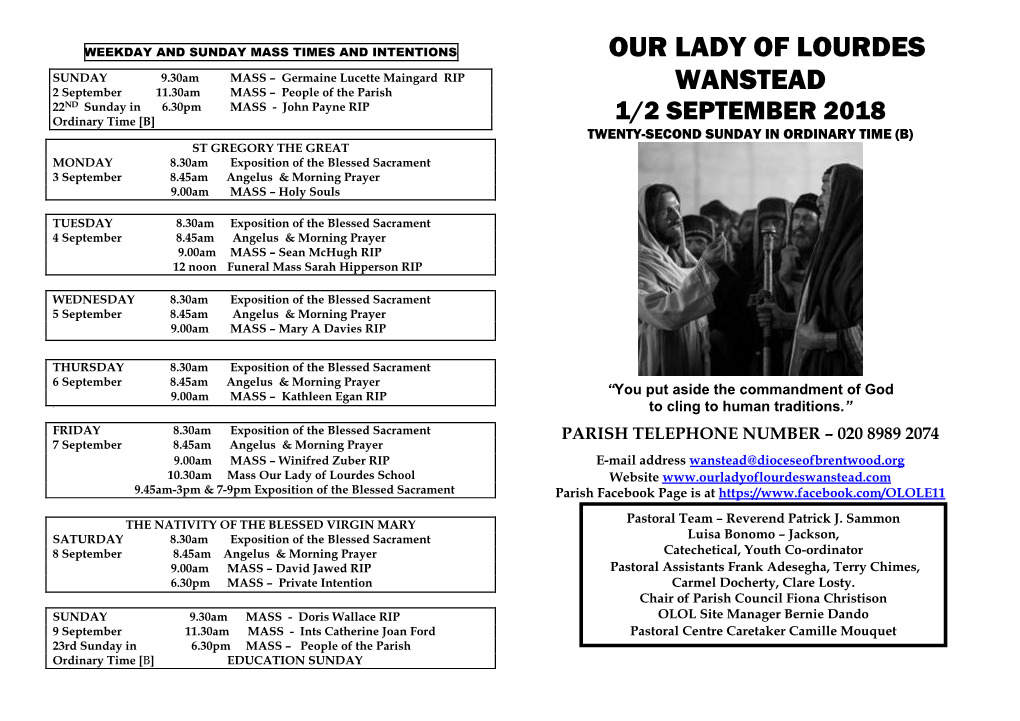 Our Lady of Lourdes Wanstead