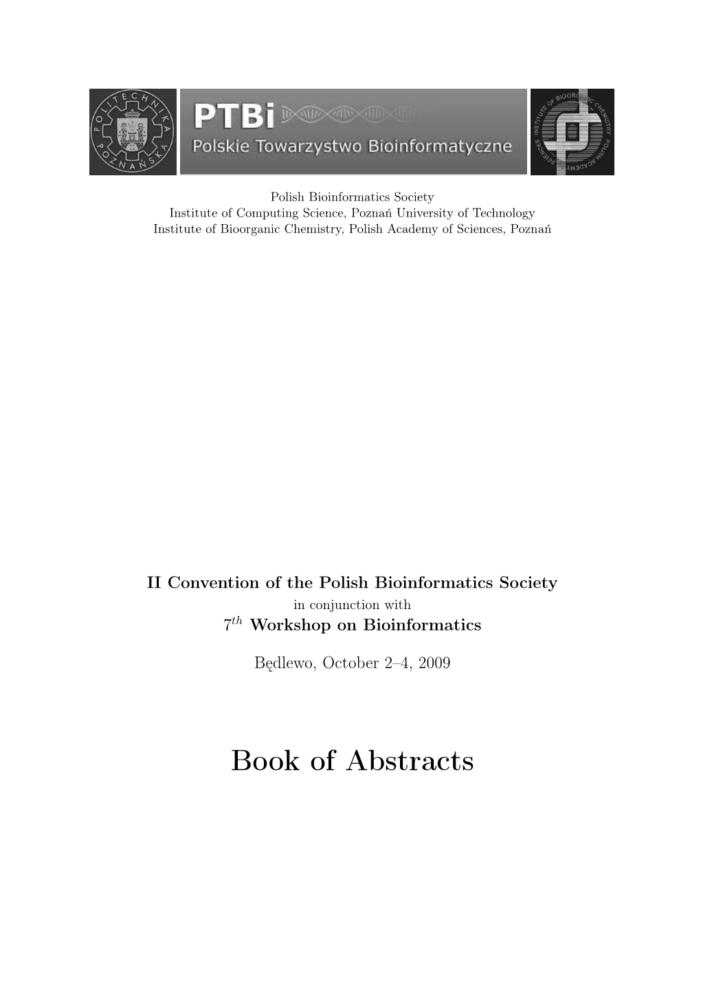 Book of Abstracts Program Committee