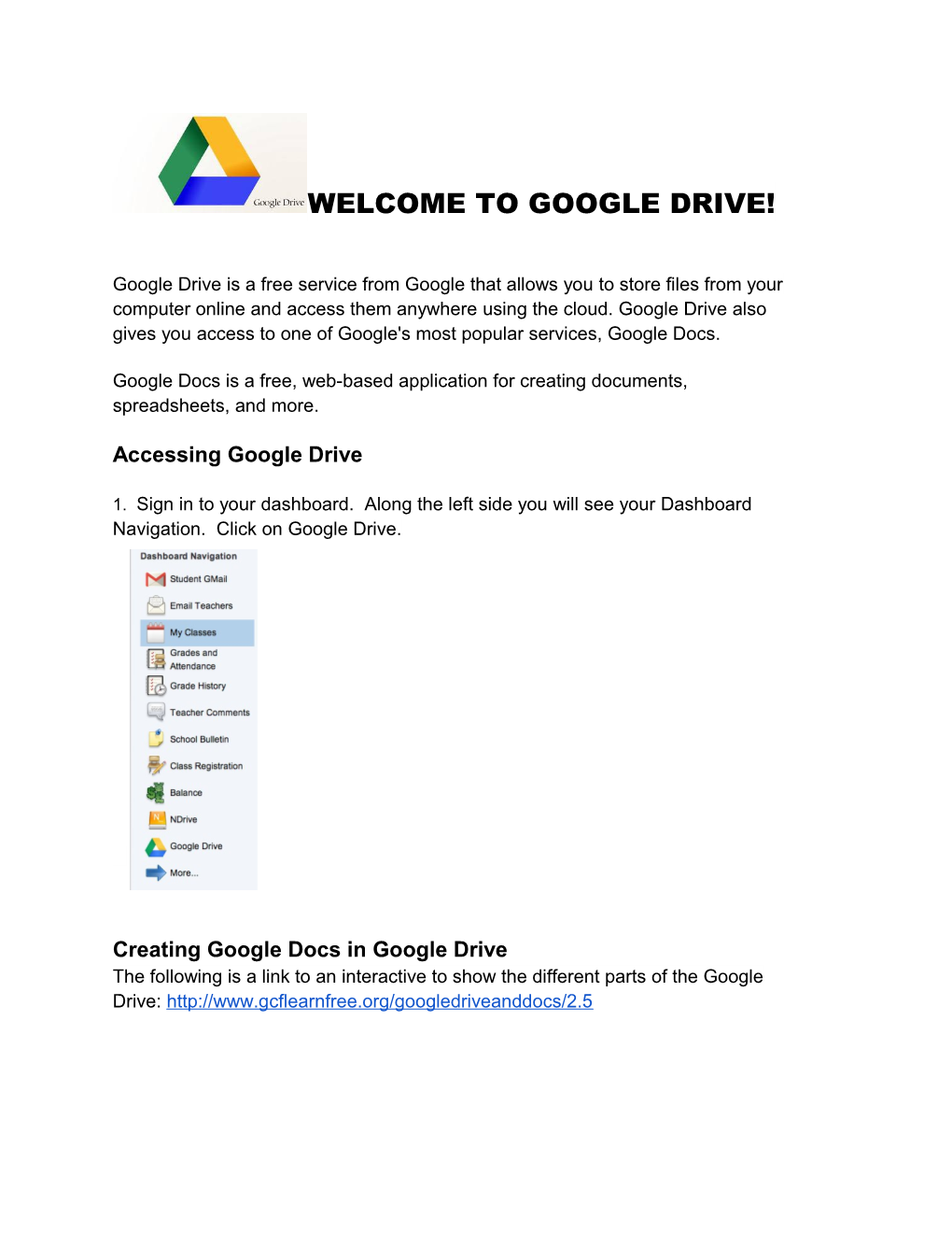 Welcome to Google Drive!