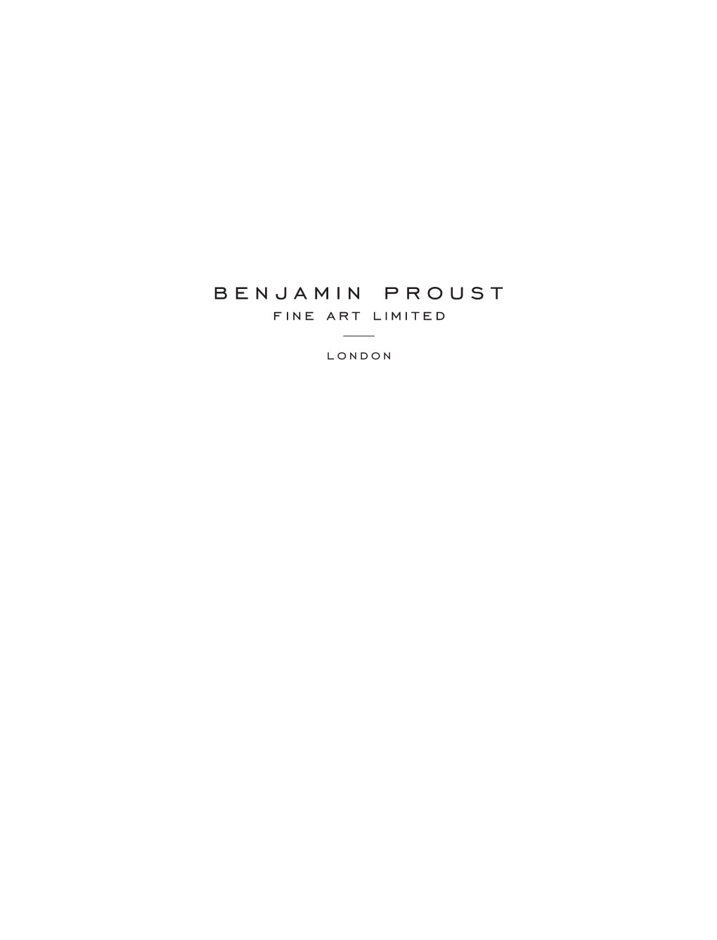 Benjamin Proust Fine Art Limited