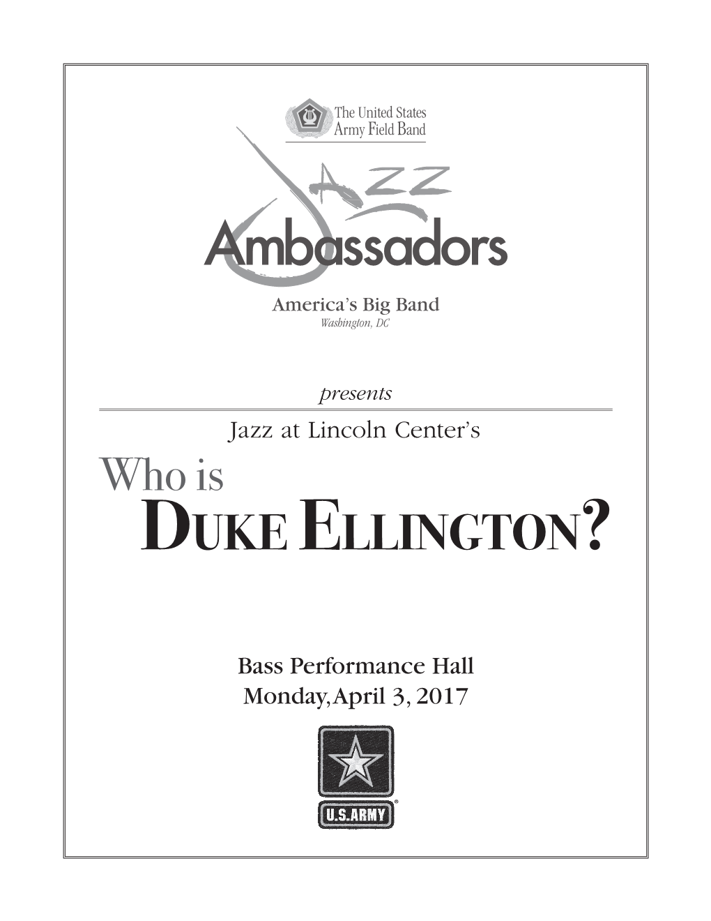 Duke Ellington?