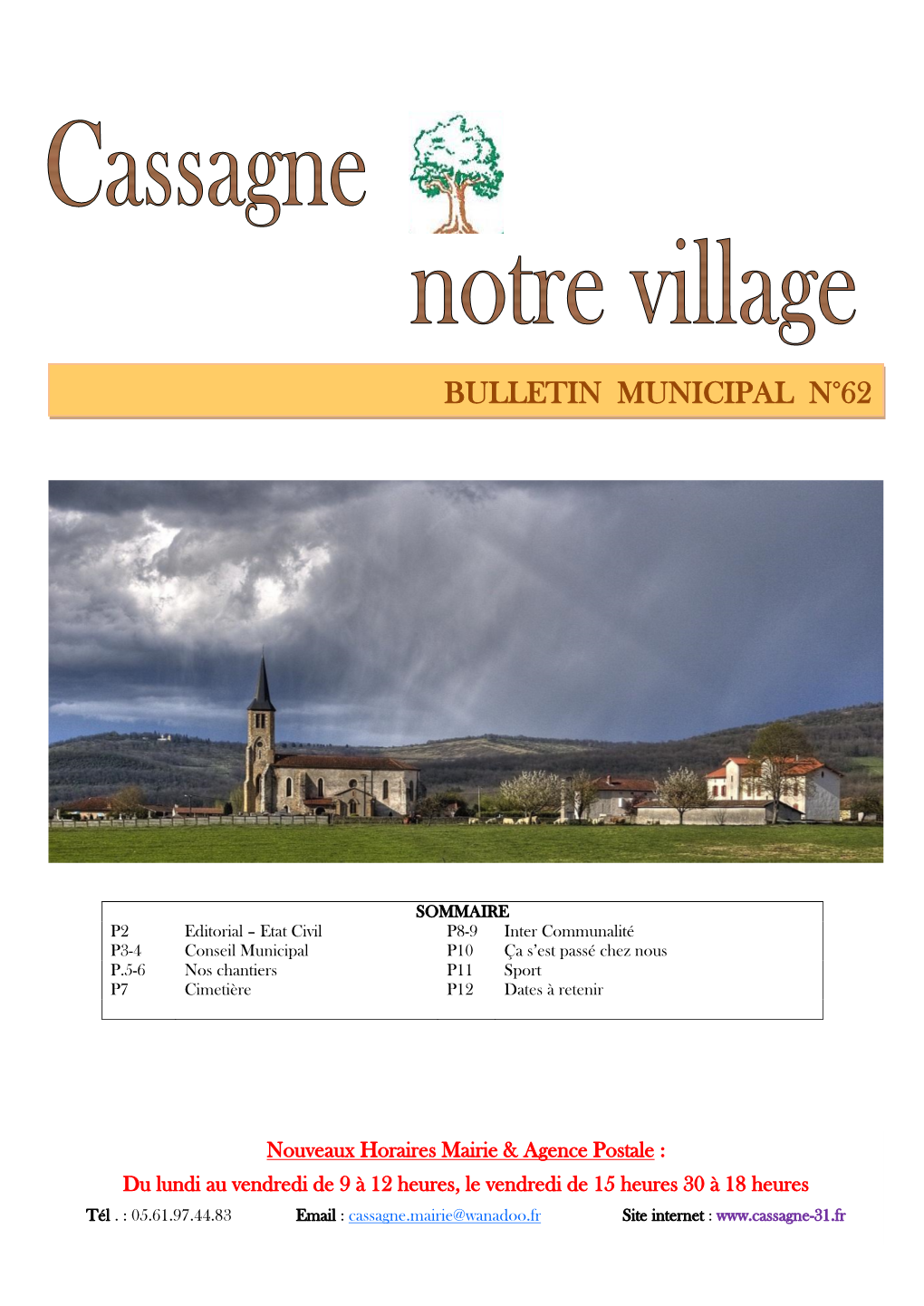 Bulletin Municipal No62 Octobre 2016