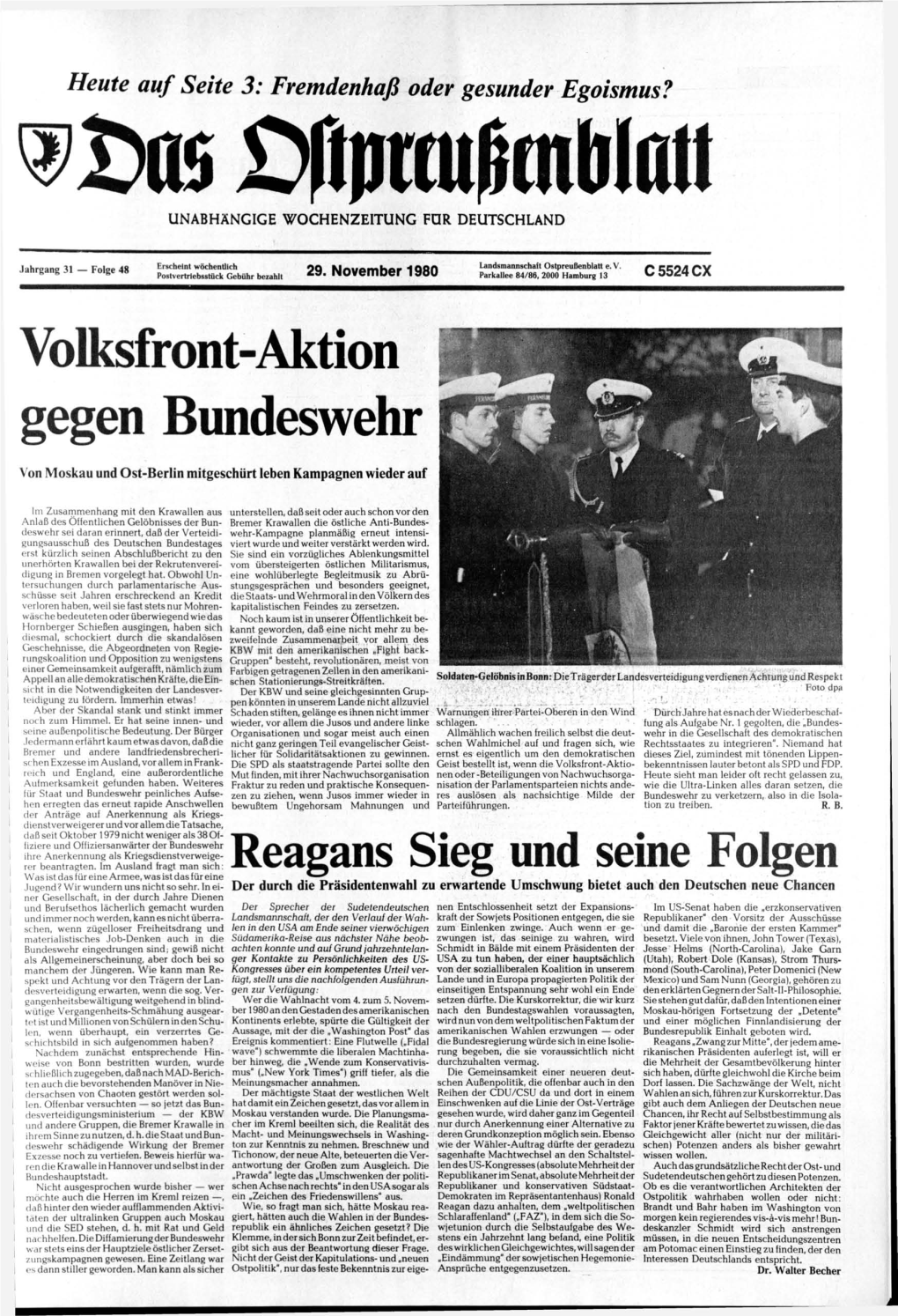 Volksfront-Aktion Gegen Bundeswehr