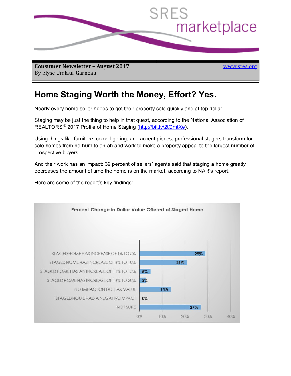 Home Staging Worth the Money, Effort? Yes