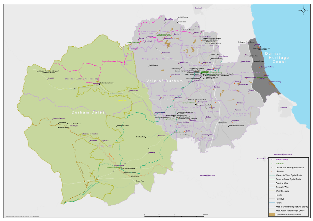 Culture Durham Map November 2017 (PDF)