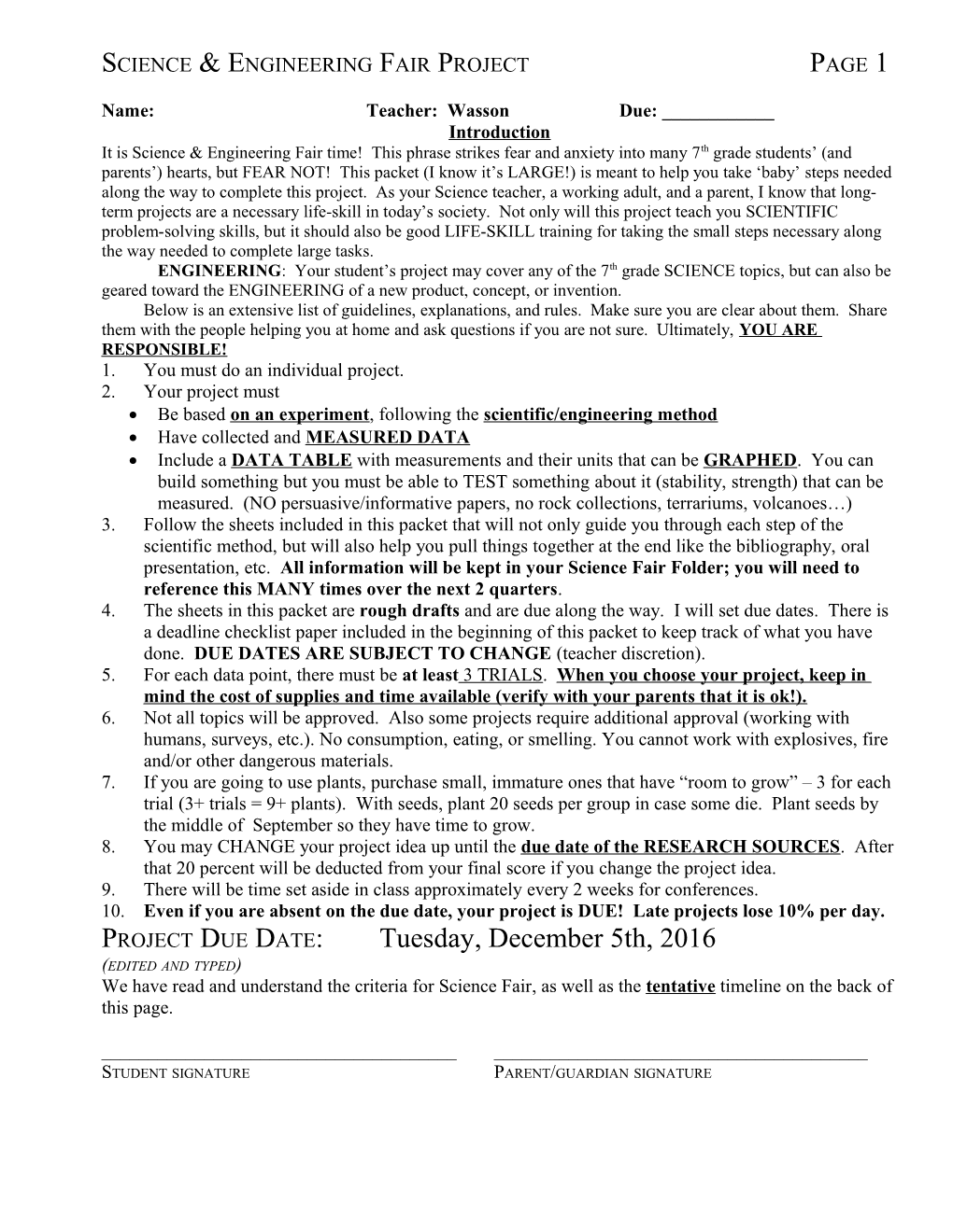 Science & Engineering Fair Project Page 3